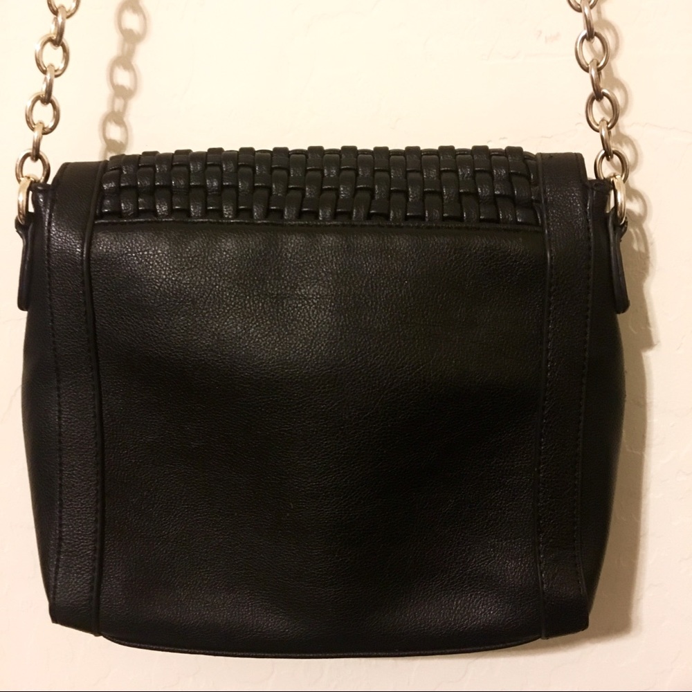 Black Vegan CrossHatch Purse. π€ - Picture 6 of 8